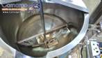Tacho cozinhador a g�s em inox 100 litros Serinox com exaustor