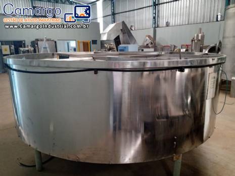 Posicionador alimentador de frascos em inox IMSB