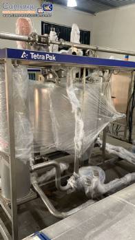 Esterilizador UHT Tetra Pak indireto 9.000 litros por hora THE Tetra Spiraflo