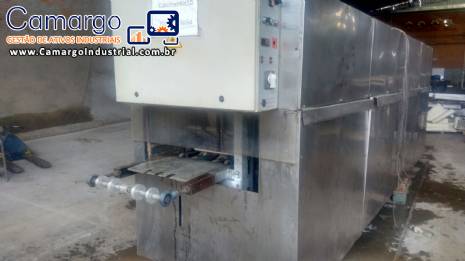 Túnel de resfriamento para bombom de waffer