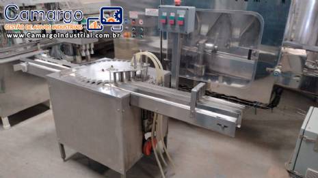 Envasadora rosqueadora frascos autom�tica de cosm�ticos condimentos