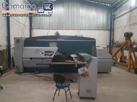 Puncionadeira hidrulica CNC para chapas metlicas Durma 22 toneladas