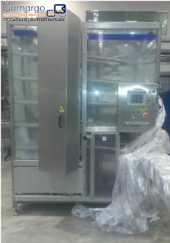 Linha de envase ass�ptica A3 Flex Film Wrapper Card board Packer Tray Shrink Tetra Pak