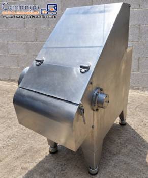 Quebrador de bloco em inox Precis�o Inox 20 CV para carnes pescados frutas produtos congelados