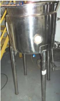 Tanque agitador em inox 50 L Tecosmaq