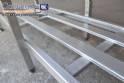 Mesa de a�o inox 700 mm x 2000 mm Euro Formas