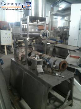 Linha para fabrica��o de ra��o para passarinho